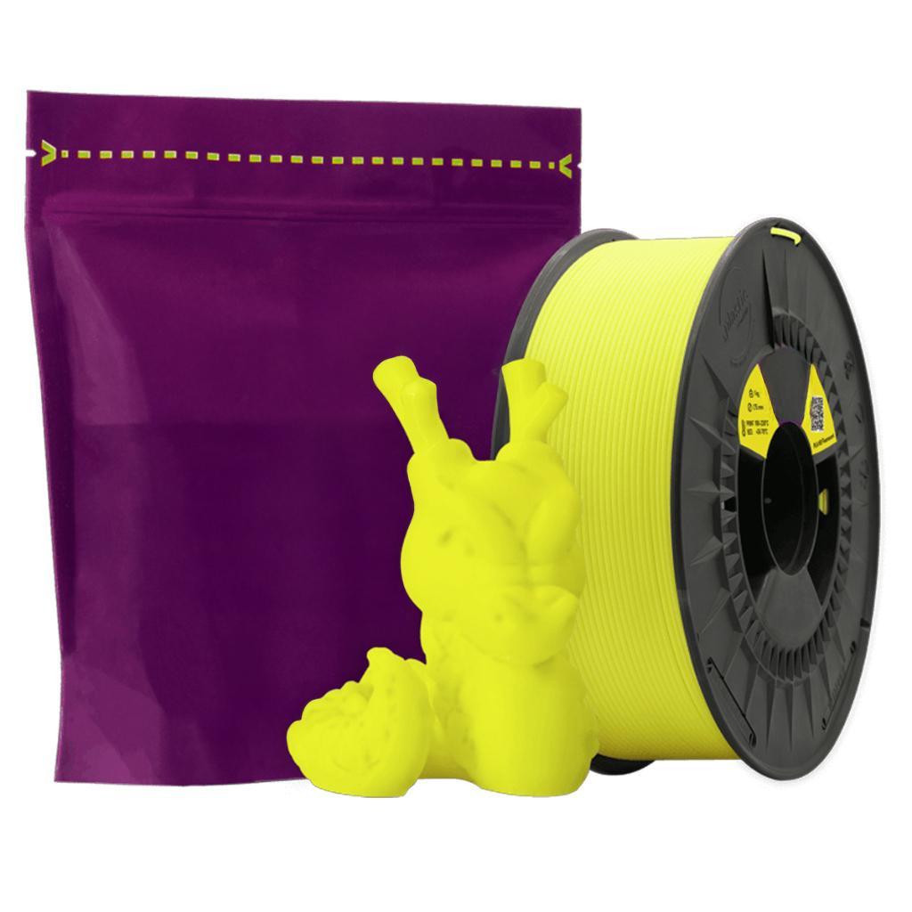 Filamento PLA HD Fluorescente Winkle 1.75 mm Amarillo Electrico 0.300 kg - Lerios 3D